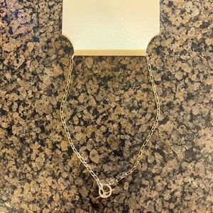 Gold toggle choker necklace